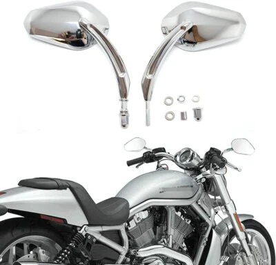 Motorcycle Rearview Mirrors For Harley Davidson Softail CVO Road Glide Fatboy - Image 1 of 4
