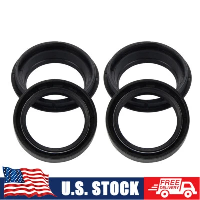 4Pcs Fork Dust Oil Seal Kit For Honda CB650SC Nighthawk CB900F Super Sport — 第 1/4 张图片