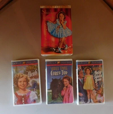 SHIRLEY TEMPLE Triple-Pack Movie VHS Boxed Set Family Favorites NEW & SEALED NIB - Image 1 of 2