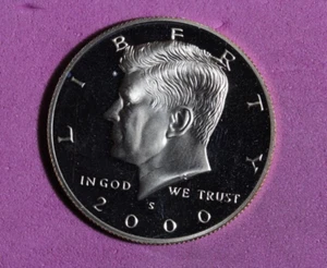 2000-S John F. Kennedy Half Dollar #P22148 - Bild 1 von 2