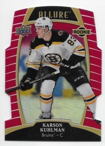 19/20 UPPER DECK ALLURE ROOKIES RED RAINBOW PARALLEL Karson Kuhlman #65