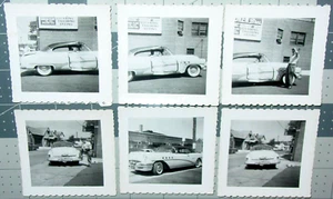 Oldtimer Oldtimer Unfall Wrack Mann Hand auf Kopf Schnappschuss Fotos 50er Jahre - Bild 1 von 14