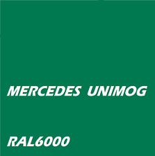 MERCEDES UNIMOG GREEN RAL6000 Machinery Enamel Gloss Paint Brush/Spray