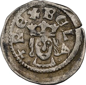 Hungary - 1235-1270 AD - Bela IV Obol - NGC VF35 - EXECEPTIONAL PORTRAIT - Picture 1 of 4