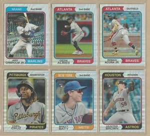 2023 TOPPS HERITAGE CHROME REFRACTOR PARALLEL /574 - PICK ANY YOU WANT - Picture 1 of 64