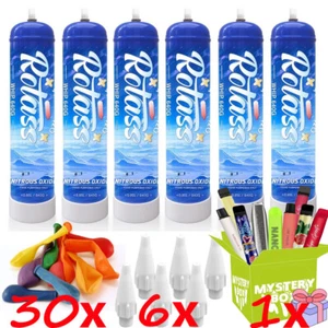 6X Premium-Schlagsahne-Ladegerät 640G 0,95L Lebensmittelqualität Lachgas - Bild 1 von 12