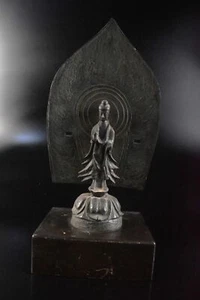 F4486: XF Japanese Resin BUDDHIST STATUE sculpture Ornament Buddhist art - Picture 1 of 9