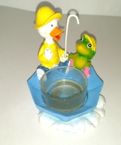 Yankee Candle Rainy Day Friends Duck Frog Tea Light Candle 2011 retirado - Imagen 1 de 9