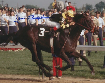 Colección de fotos Seattle Slew 8 8" x 10" firmada por Jean Cruguet Foto 1 de 4