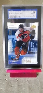 2000-01 Upper Deck Pros & Prospects - Justin Williams 309/1000 (RC) SGC 8.5 - Picture 1 of 2