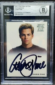 2017 Rittenhouse Star Trek Beyond Autograph Chris Pine as Captain Kirk  Beckett