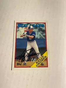 Biglietto firmato Toronto Blue Jays KELLY GRUBER - Foto 1 di 1
