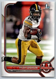 Tyler Goodson 2021 Bowman University Football # 40 Iowa Hawkeyes 1st Bowman - Picture 1 of 2