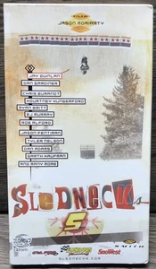 SLEDNECK 5 RARE SNOWMOBILING VHS JASON MORIRRTY MusicBy METALLICA, POD, STATICX - Picture 1 of 4