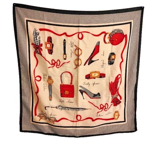 Luxury Silk Fabric Fifth Avenue Shopping Bags/ Watches/Handgags Sqare Scarf - Picture 1 of 8
