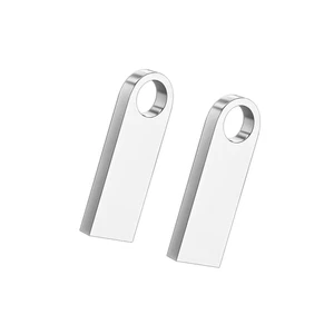 2-Pack USB 2.0 Mini Silver Flash Drive Pen Memory Stick Thumb Drive 32GB 64GB - Picture 1 of 3