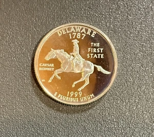 1999-S Delaware State Quarter - 90% Silber PP - Statehood - Bild 1 von 2