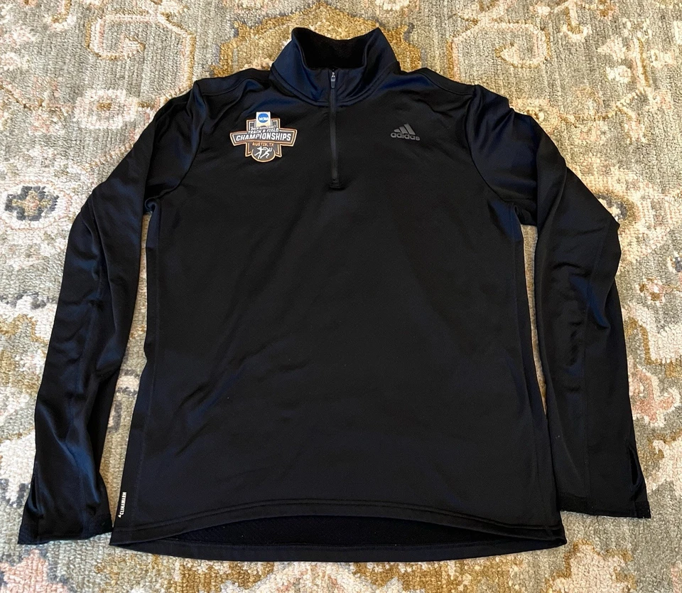 Kansas Jayhawks Adidas 2019 Track&Field Championship Women Pullover Small Black - Image 1 of 4