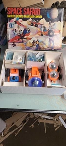 Playset Alieno Spazio Esterno Miniflex SPACE SAFARI Vintage Completo In Scatola Funzionante! - Foto 1 di 24