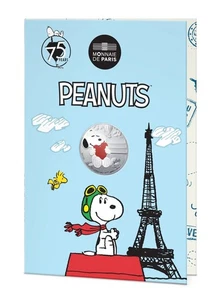 10 Euro 75 Jahre Snoopy Stempelglanz Frankreich 2025 - Bild 1 von 3
