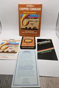 Chopper Command Activision 1982 CIB Completo Atari 2600 Manual, Catálogo Garantía - Imagen 1 de 14