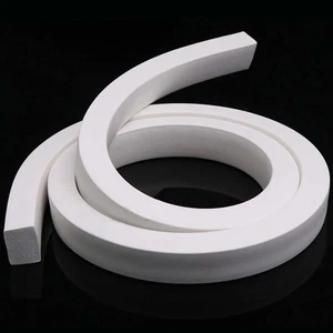 Cordón de junta de goma musgo 4 mm/5 mm - 25 mm Silicone Foam Sponge Seal Strip - Imagen 1 de 7