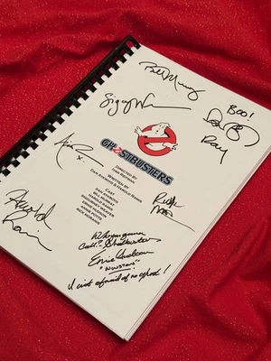 Ghostbusters Movie Script, Cast Printed Signatures, Signed, Gift, Film  - Image 1 of 4