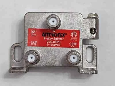 Cable Modem&MOCA Coaxial 2-Way Splitter For Bidirectional RG6/RG59 Communication - Image 1 of 4