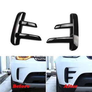 Front Bumper Grille Air Vent Cover Set Fits Land Rover Discovery 5 L462 2017-18 - Picture 1 of 12