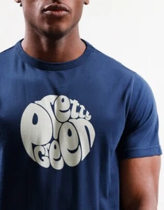 NUEVA CON ETIQUETAS CAMISETA CON LOGOTIPO GILLESPIE GILLESPIE Pretty Green para hombre - Imagen 1 de 40
