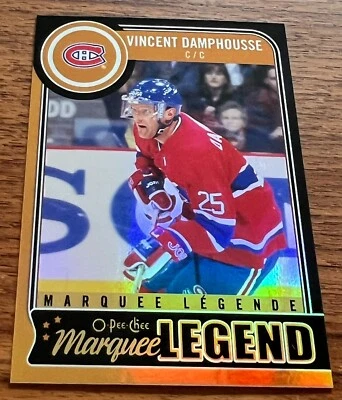 Vincent Damphousse *Black Foil Rainbow Serial Numbered #/100* 2014-15 O-Pee-Chee - Image 1 of 3