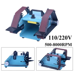 950W Grinder Electric Belt Sander Polishing Grinding Sharpener Machine DIY - Picture 1 of 16