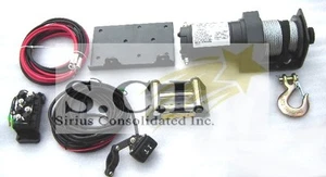 Quadrax 2500 Winch with 40' of 7/32" wire rope 2500lbs FREE SHIPPING - Bild 1 von 3