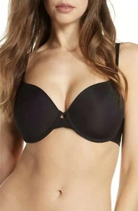 CHANTELLE 32 DDDD #17A6 MODERN FLEX UNDERWIRE BRA, BLACK, NWOT - Picture 1 of 9