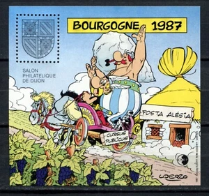 France 1987 • CNEP# 8 • stamp exhibition Dijon • ms MNH (SU-8818) Asterix - Picture 1 of 2