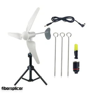 50W 1-24V High-End Micro Wind Generator Kit Portable for Outdoor Uses Camping - Picture 1 of 8