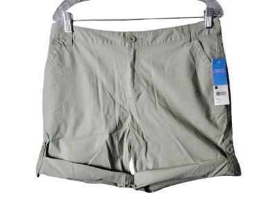 Relativity Roll Tab Modern Fit Shorts STYLE RT07M610 Fatigue Green Sze 12 Hiking - Image 1 of 4