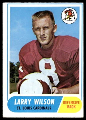 1968 Topps Larry Wilson #164 St. Louis Cardinals Football Card - Image 1 of 2