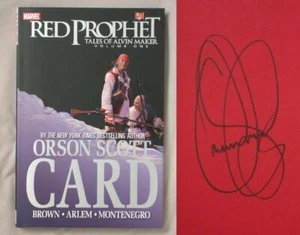 Signed 1st Ed RED PROPHET 1 Orson Scott Card TALES ALVIN MAKER BOOK 1 HC/DJ - Picture 1 of 1