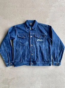 Vintage 90's FUBU Womens Script Denim Trucker Jacket - Picture 1 of 6