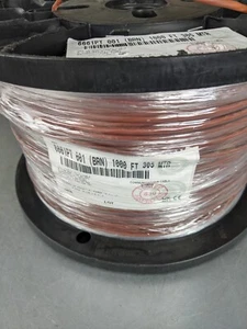 NEW 1000' BELDEN 6661PT 22/4 2 PR INDIVIDUALLY SHIELDED THERMOSTAT PLENUM CABLE - Picture 1 of 5