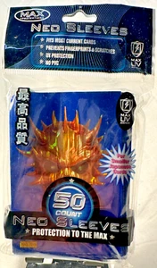 Max Neo Sleeves Skull Spikes Blue 50ct for Yu-Gi-Oh Japanese Size Cards Vintage - Bild 1 von 1
