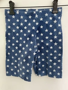 Old Navy Kids Girls White Star Print Elastic Waist Pull On Bike Shorts Blue M 8 - Picture 1 of 4