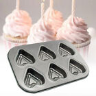 6 Hole Silicone Ice Cube Trays Baking Pan Cake Biscuit Iron Cake Pan