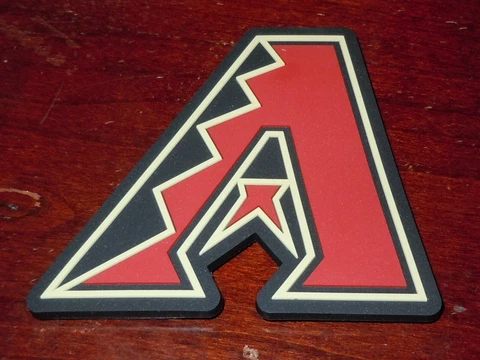 MLB Vintage ARIZONA DIAMONDBACKS LARGE RUBBER Baseball MAGNET Standings Board Cover