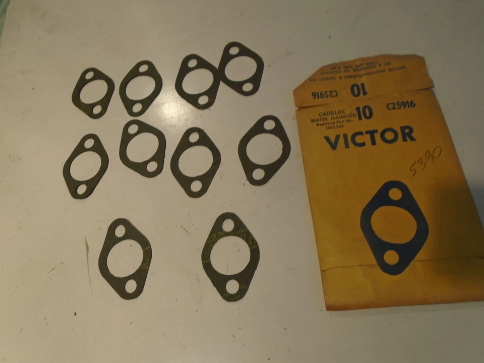 1 lote 10 juntas bomba agua motor 49-67 cadilliac 1462542 cada una  Foto 1 de 1