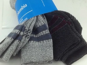 Men's COLUMBIA Brand COTTON Crew Socks - 4 Pack - $36 MSRP - 25% - Picture 1 of 4