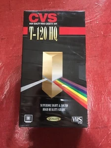 CVS Videokassette T-120 HQ hochwertiges Band neu ungeöffnet - Bild 1 von 4