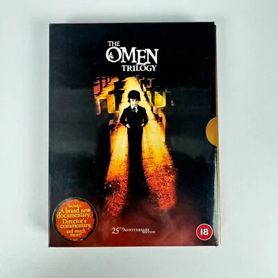 The Omen Trilogy 25th Anniversary Limited Edition (DVD 3 disc set) Region 4 & 2 - Image 1 of 4