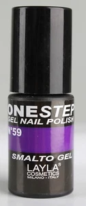Layla Cosmetic One Step Gel #59 Nagellack Nail Polish UV Lack Purple Lila K28-F - Bild 1 von 3